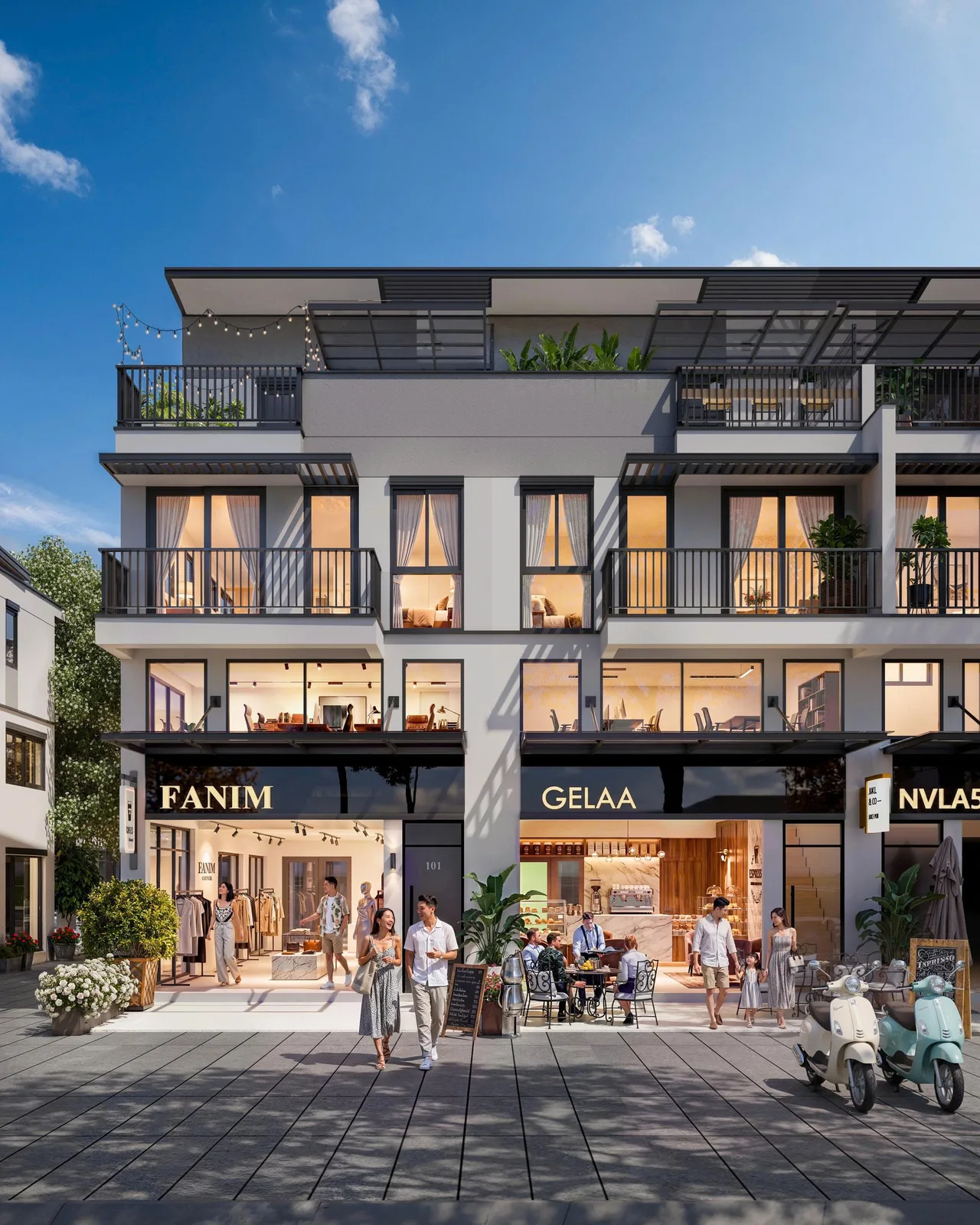 Shophouse đa công năng – ở & kinh doanh