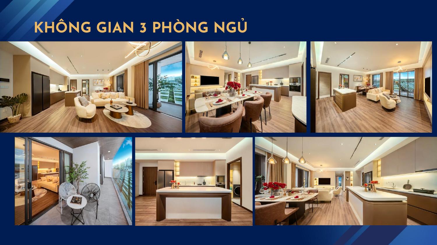 Nội thất căn hộ 3 phòng ngủ Stella Icon