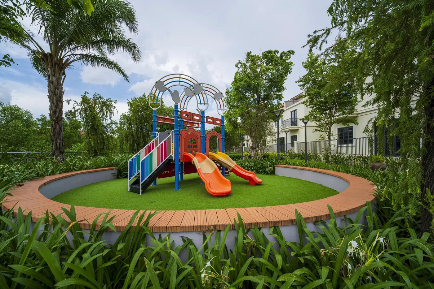 Khu vui chơi trẻ em trong dự án T&T Elite Rivera Vĩnh Long